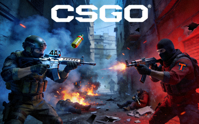 CSGO游戏封面图片展示战术射击竞技反恐精英对决场景